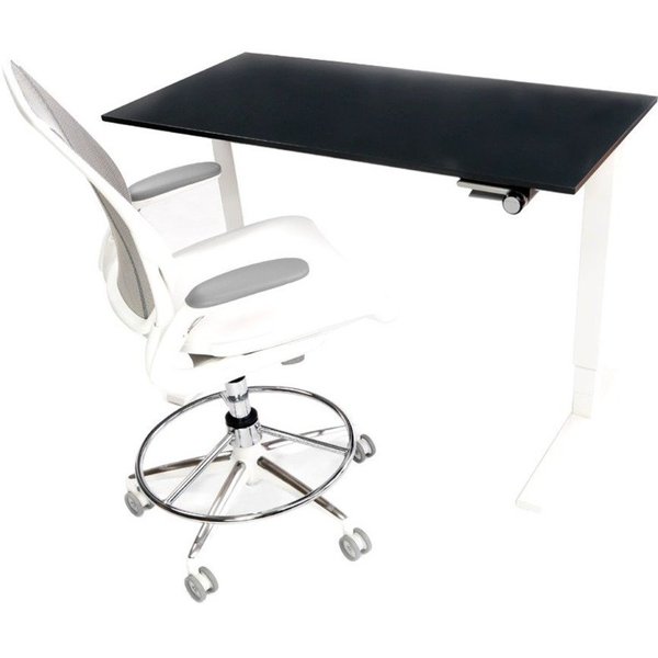 Humanscale Float Table - Sit/Stand Desk Base (Wht) FNWR43
